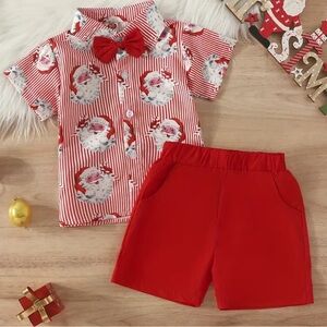 Boys Santa Christmas set